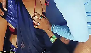 Neelam Bhabhi fucked in saree she was ready for bond party with an increment of her dever cought her alone in her house