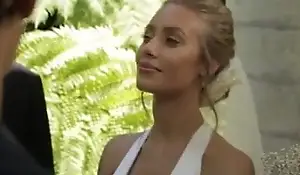 Sexy blonde bride fucking