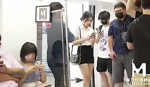 Trailer-Office Lady Gets Comfortless Mainly Public Metro-Lin Yan-RR-017-Best Original Asia Porn Peel