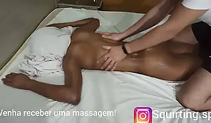 Massage of squirting #10 - 23 year elderly black girl part 1
