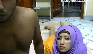 Muslim Indian girl having amazing sexual relations with steady old-fashioned