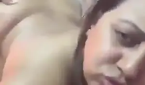 Desi aunty light of one's life with girlfriend with clear audio