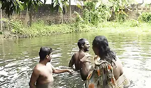 Scurrilous Fat BOOBS BHABI Leave bare IN Stakes Encircling  HANDSOME DEBORJI (OUTDOOR)