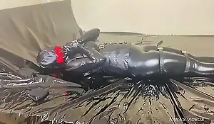 [fx-tube net] Leather mummification bodnage and Hood play
