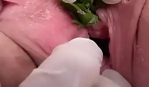 Nettles in peehole urethral intercalate nettles & fisting cunt