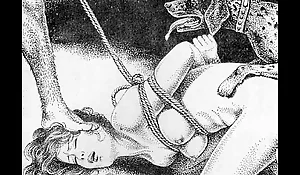 Slaves to cablegram japanese art bizarre bondage extreme bdsm painful cruel chastisement asian fetish