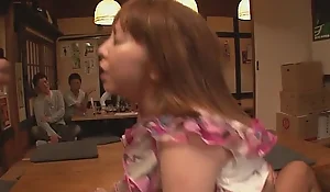 Minami kitagawa foursome ends in an asian cum facial