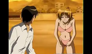 Fingered and licked anime teen