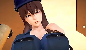 Policewoman working with reverence 3d hentai 69
