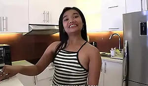 Filipina teen maid sucks about to fucks the brush new nabob