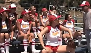A baseball complement bounteous sluts uses their bodies to bamboozle the opponent
