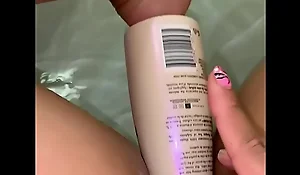 Sexy Horny Wet Lonely Asian Used  Bottle Instead Of Toy