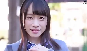 Petite Japanese Legal age teenager Near Schoolgirl Uniform Drilled