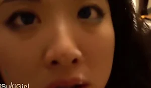 Chinese Wife DEEPTHROAT and FACEFUCK on will not hear of knees