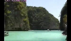 Asian Teen Snorkeling
