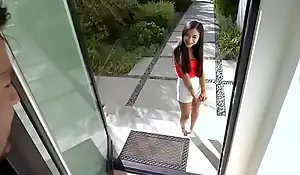 Asian teen fucked apart from sugar daddy for money