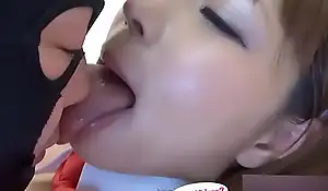 Japanese Asian Girls Face Licking, Tongue Fetish, Folded good-luck piece - More elbow fetish-master.net