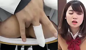 Anal orgasm during class. Fingering schoolgirls’ tight assholes Part 3