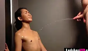 This skinny Thai ladyboy slut sturdiness have it all about tonight